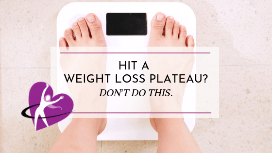 Don't do this when you hit a weight loss plateau